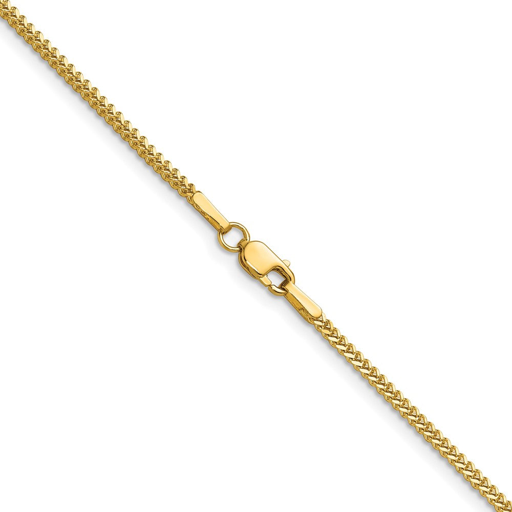10K Gelbgold 1.3mm Franco Halskette