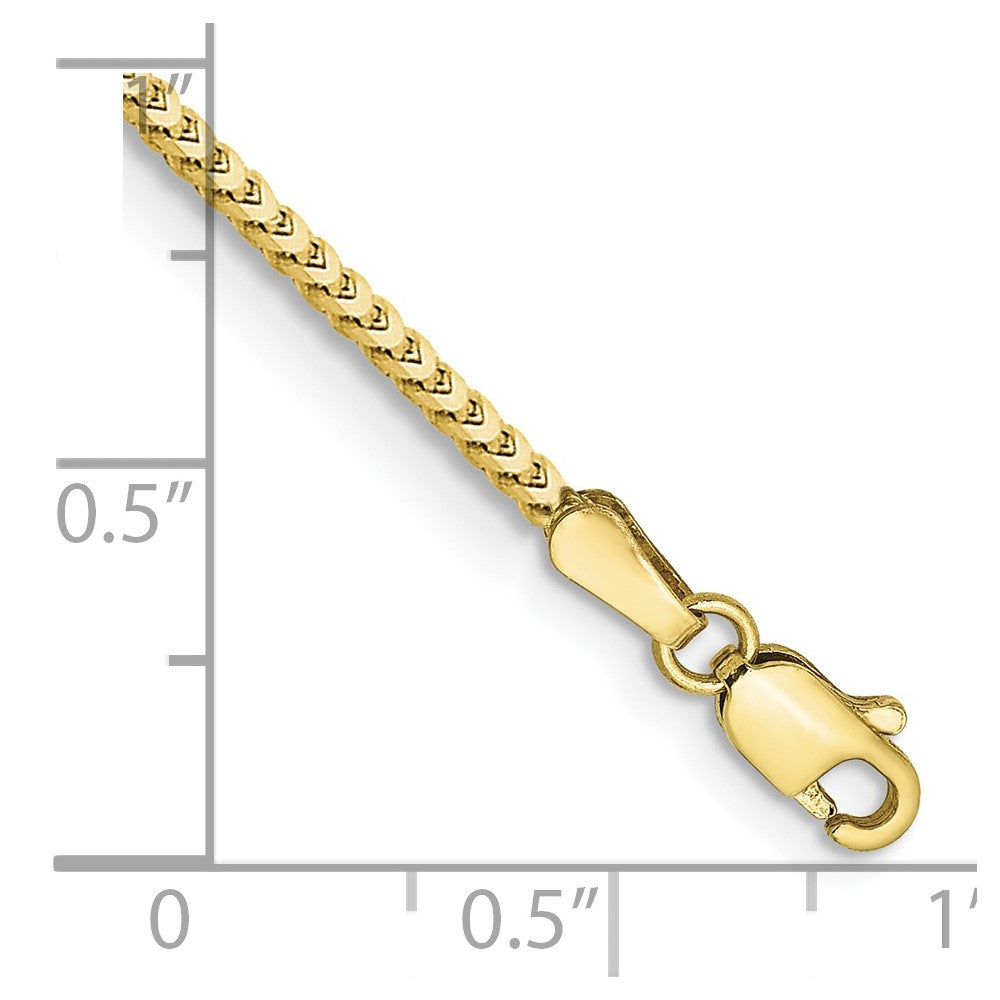 10K Gelbgold 1.5mm Franco Gliederarmband