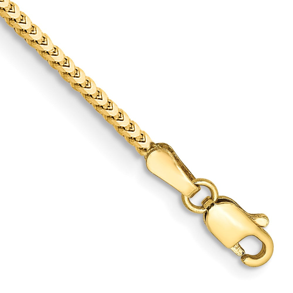 10K Gelbgold 1.5mm Franco Gliederarmband