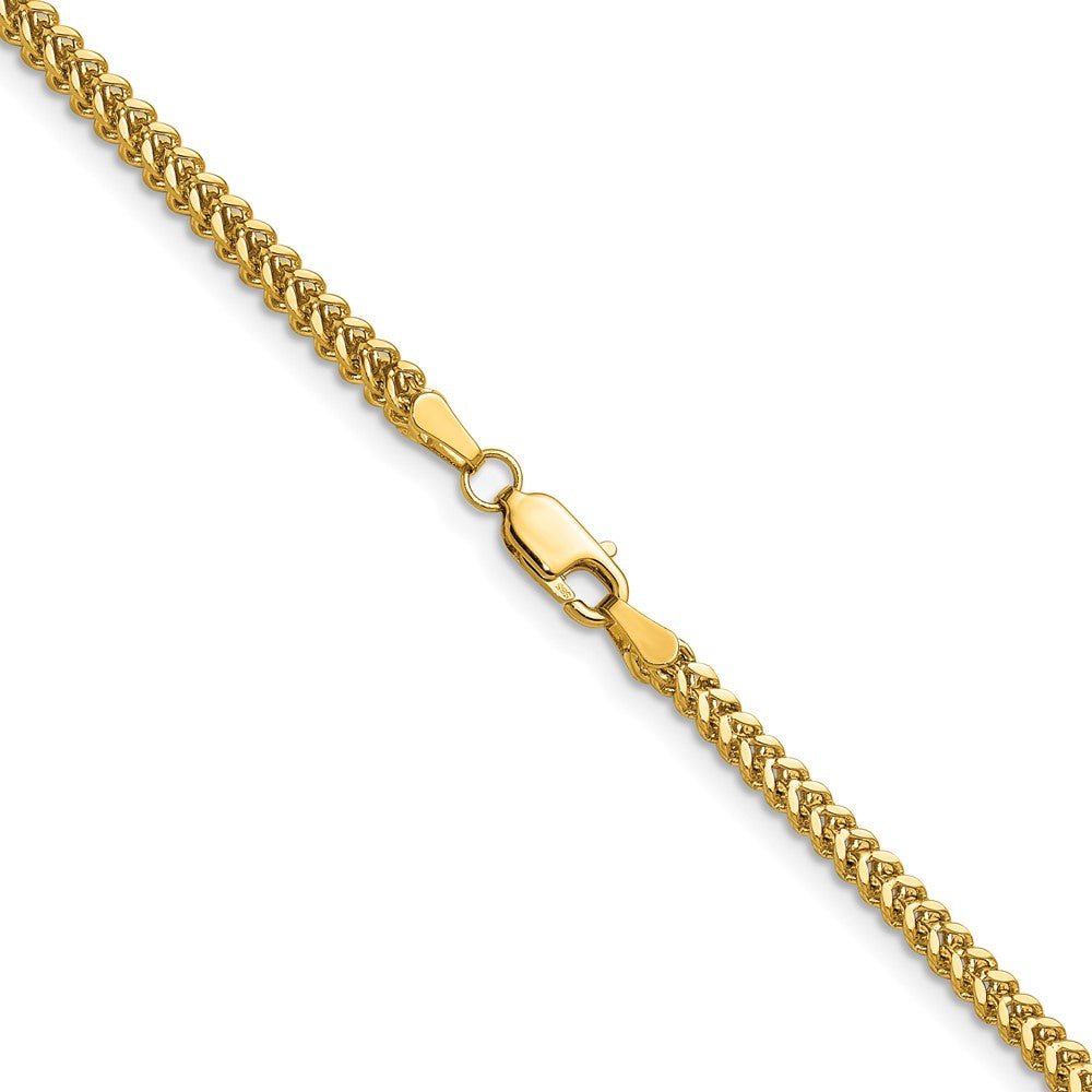 10K Gelbgold 2.3mm Franco Halskette
