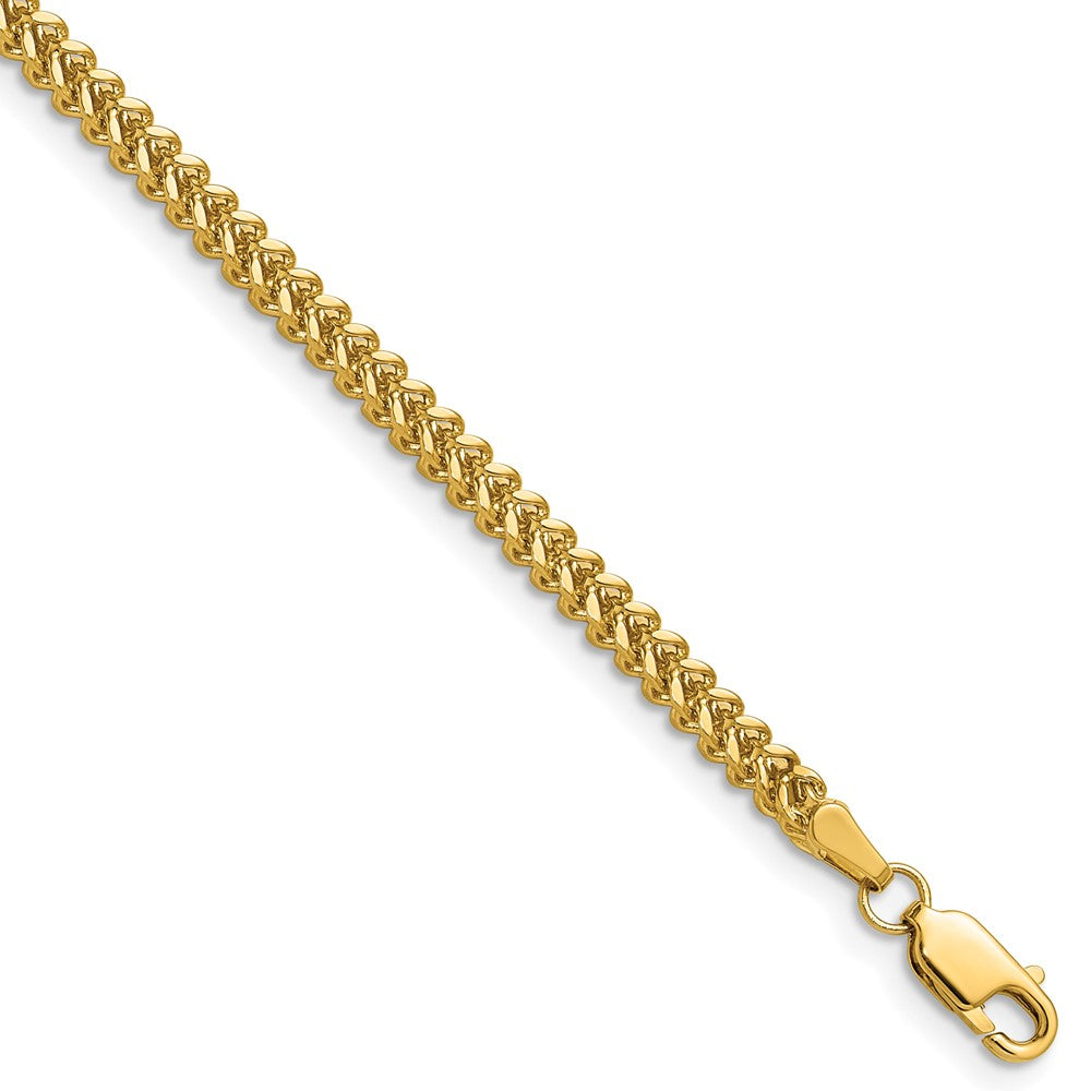10K Gelbgold 2.3mm Franco Halskette