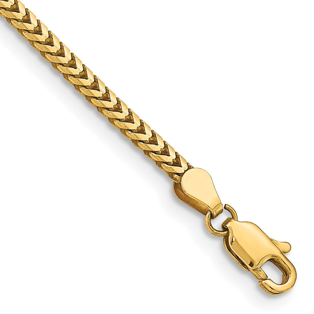 10K Gelbgold 2.5mm Franco Gliederarmband