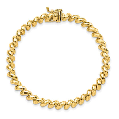 10K Gelbgold Facettiert San Marco Armband