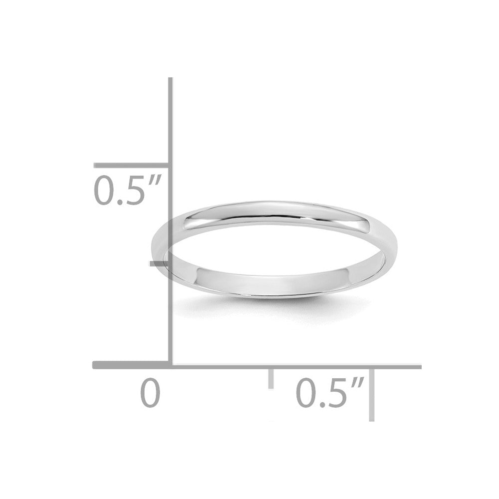 10K Weißgold 10K Poliert Kind Ring