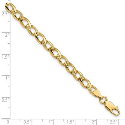 8 Zoll 10K Fantasieglieder Armband