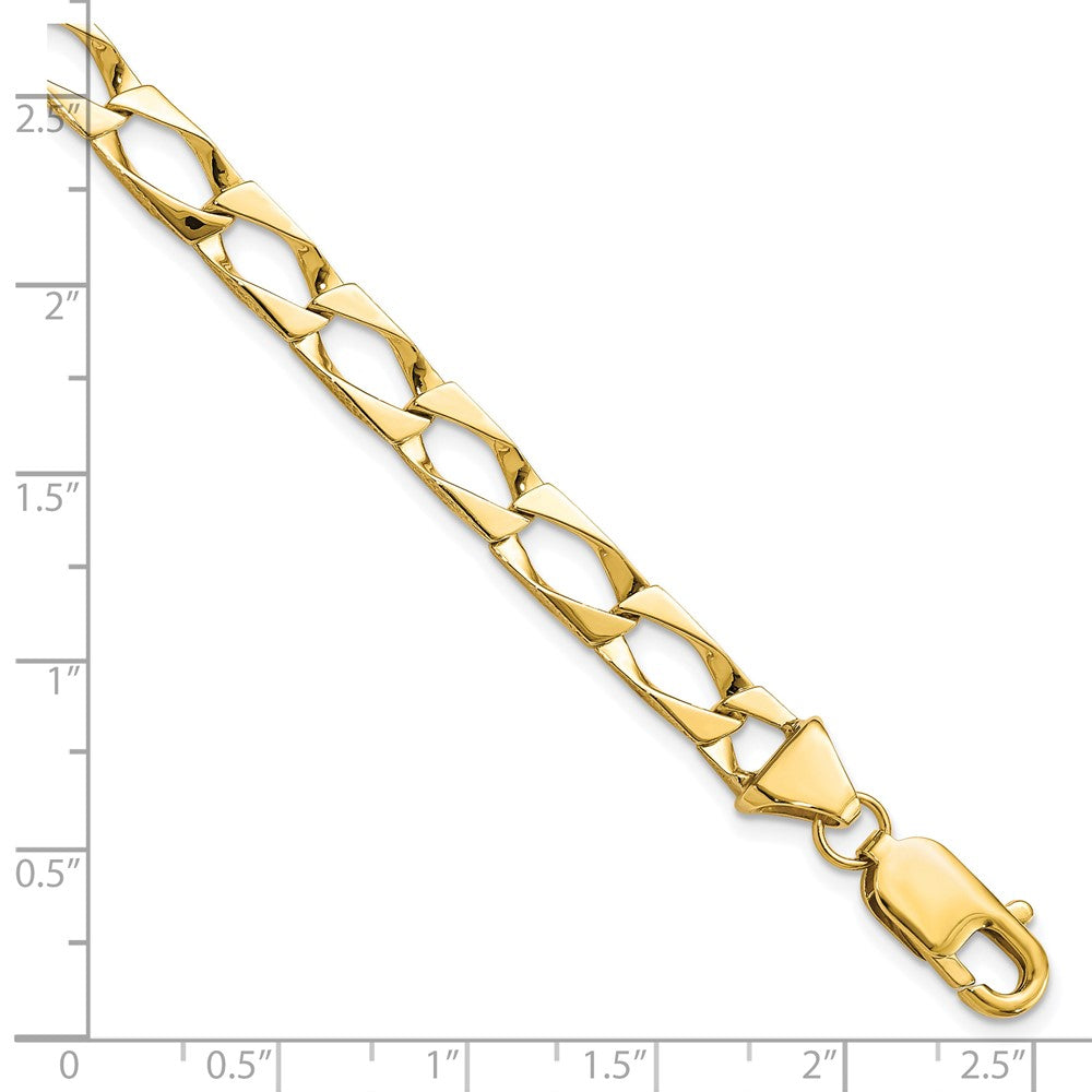 10K Gelbgold Fantasieglieder Armband