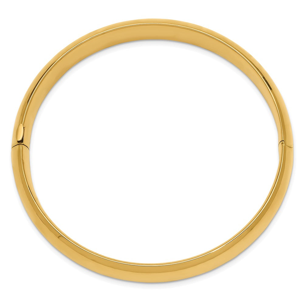 10K Gelbgold 7/16 Hoch Poliert Klappbar Armreif Armband