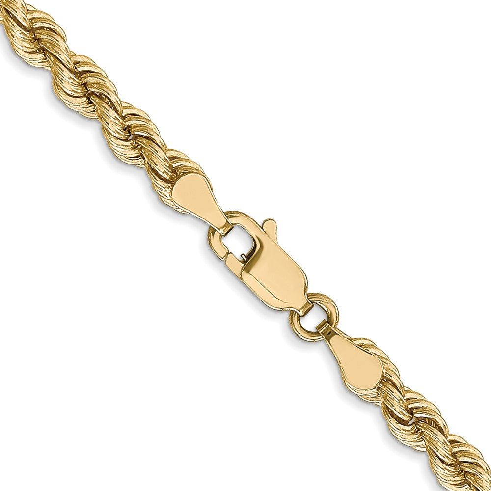 10K Gelbgold 4.0mm Massiv Kordel Halskette