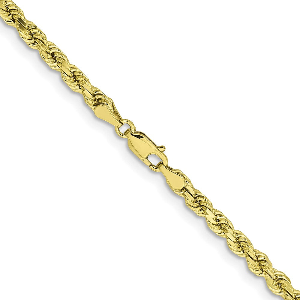 10K Gelbgold 4.25mm Diamantiert Kordel Halskette