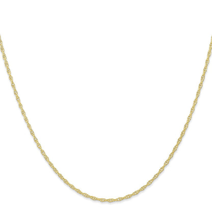 10K Gelbgold 1.35mm Carded Ankerkette Kordel Halskette
