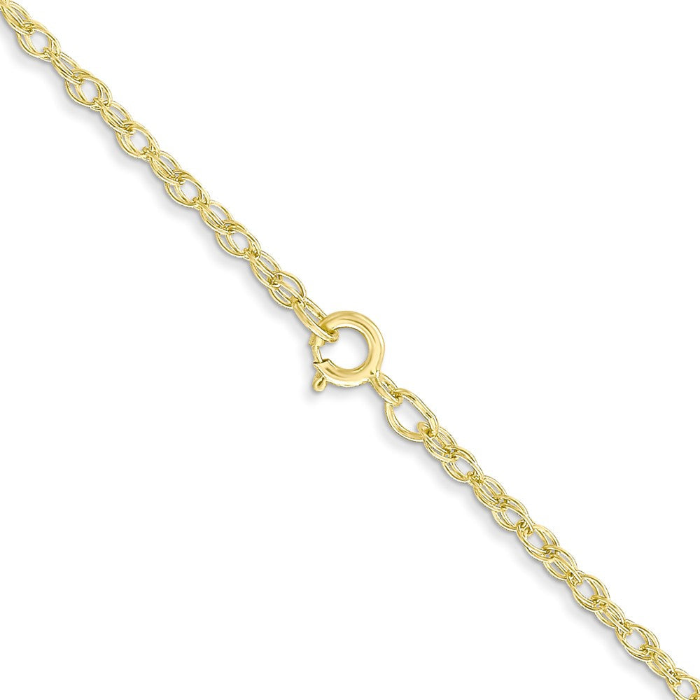 10K Gelbgold 1.35mm Carded Ankerkette Kordel Halskette