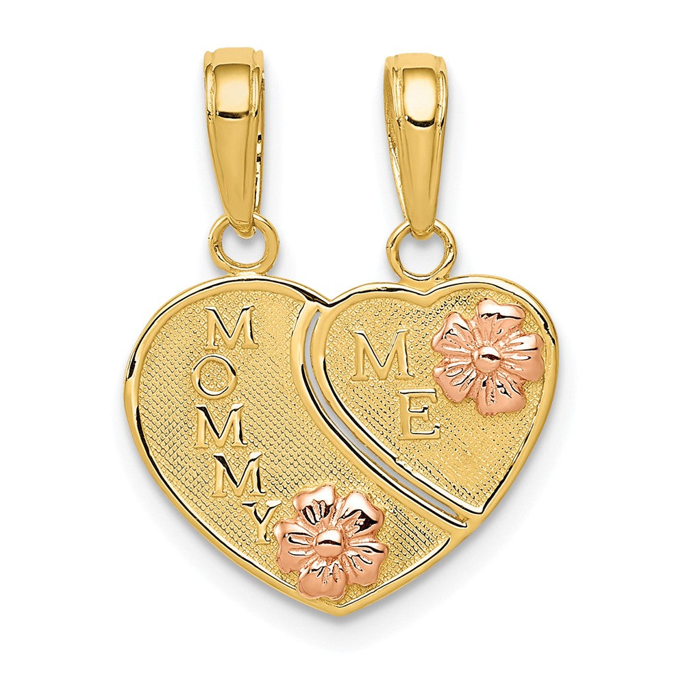 10K Bicolor 10K Mommy und Me Break-a-part Charm