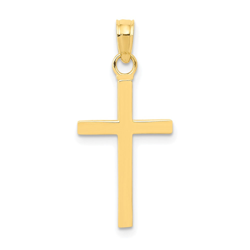 10K Gelbgold 3-d Kreuz Anhänger