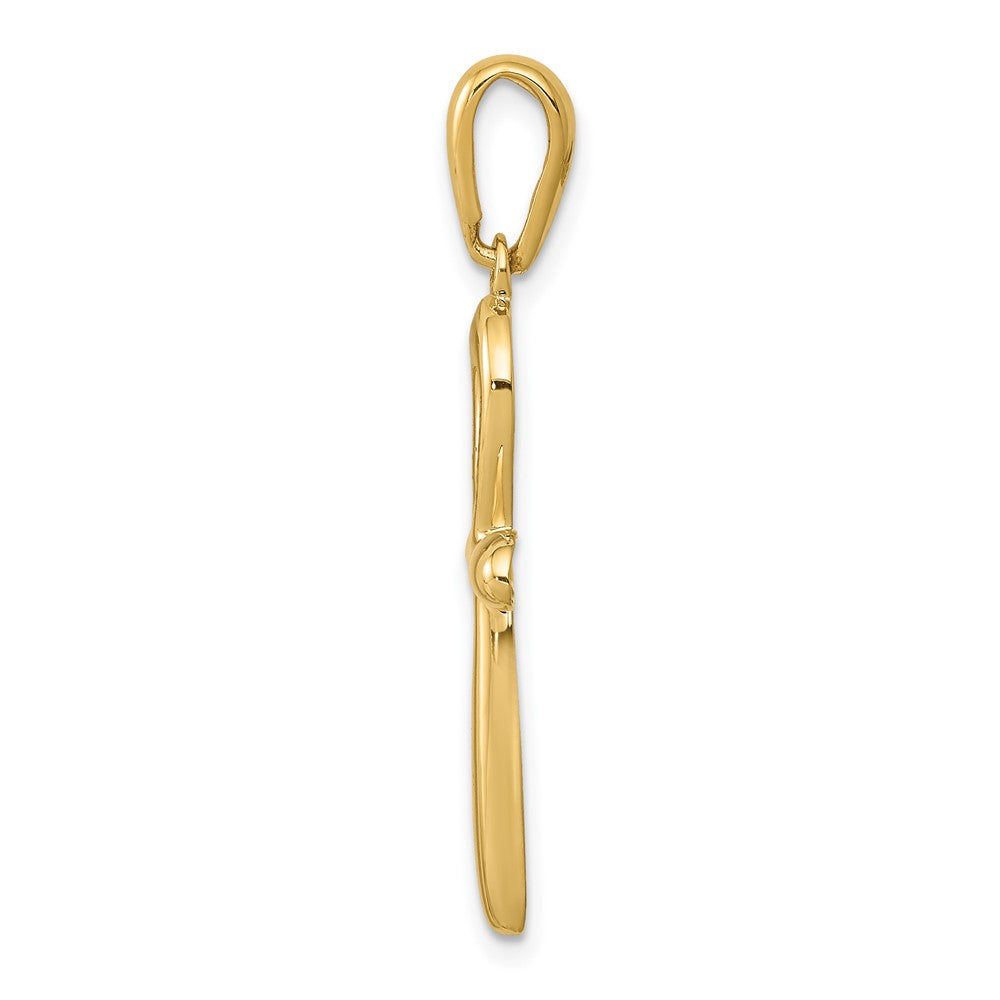 10K Gelbgold Ankh Kreuz Anhänger