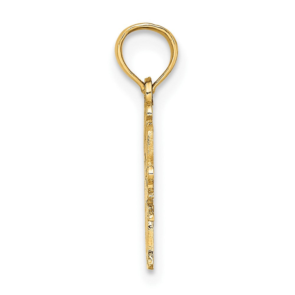 10K Gelbgold 10K Swim Mama mit Swimmer Charm