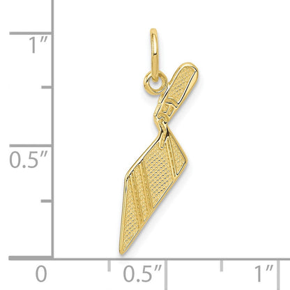10K Gelbgold Brick Trowel Charm
