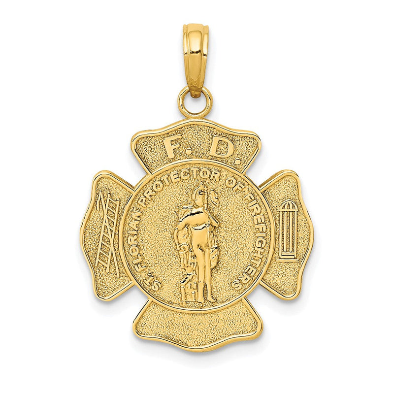 10K Gelbgold St. Florian Protect Us/fire Dept. Anhänger