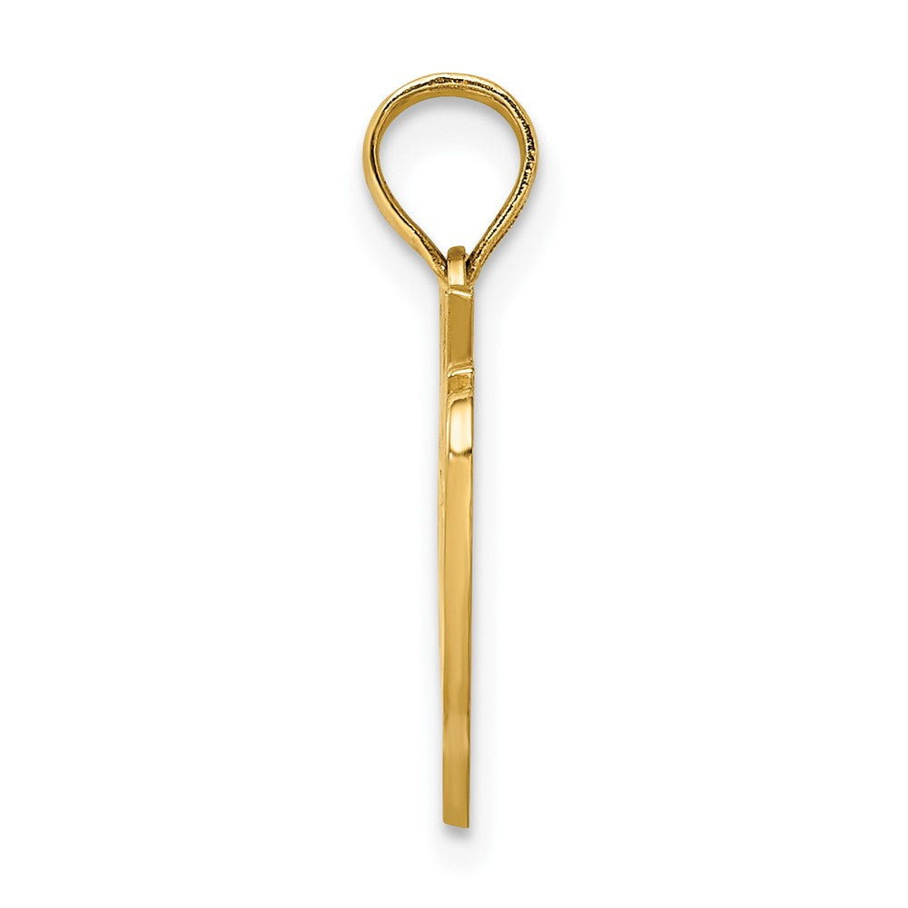 10K Gelbgold Damen Deputy Charm