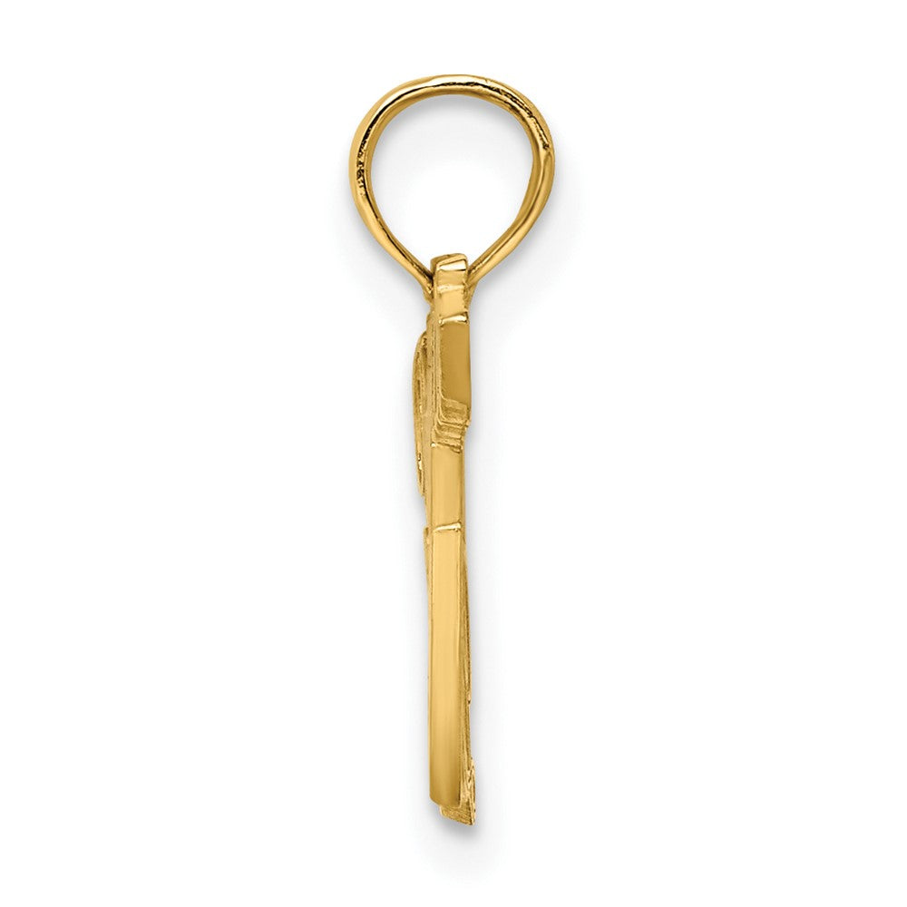 10K Gelbgold Policeman Damen Charm