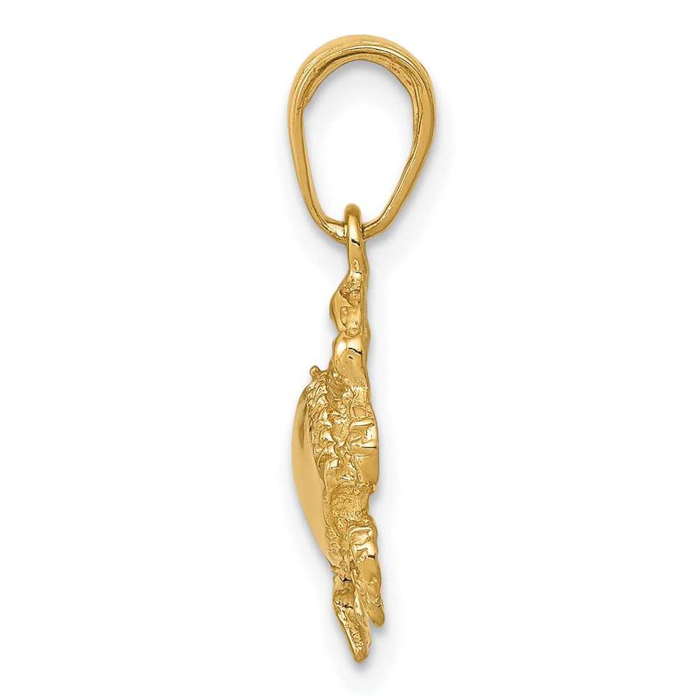 10K Gelbgold Krabbe Charm