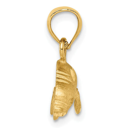 10K Gelbgold 10K Manatee Anhänger