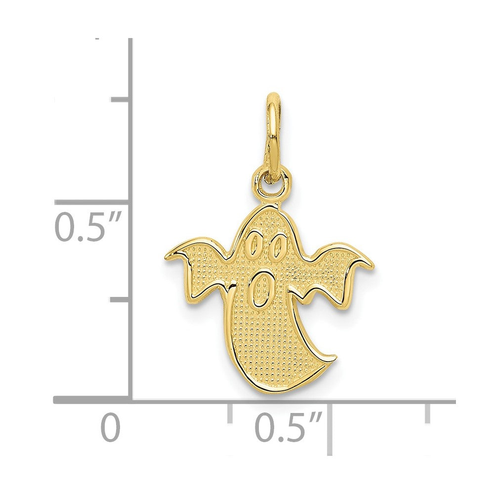 10K Gelbgold Ghost Charm