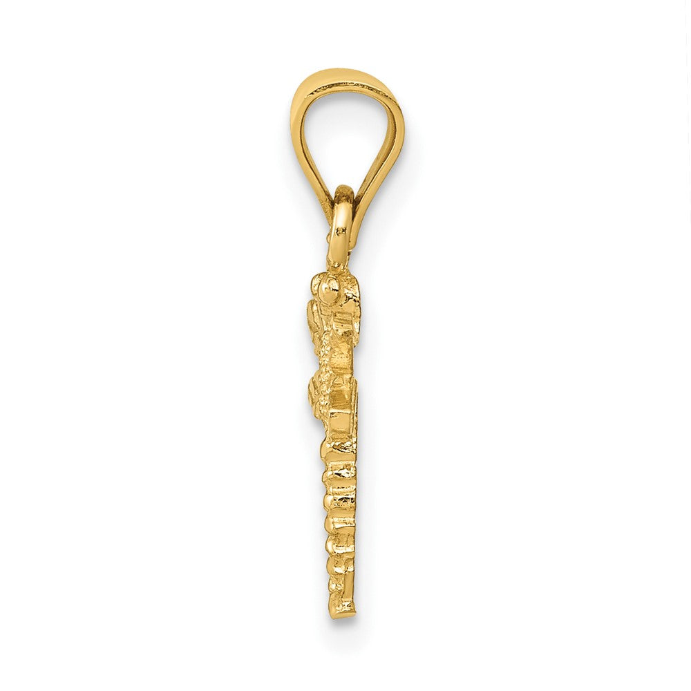 10K Gelbgold 10K Libelle Anhänger