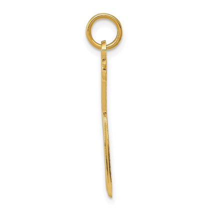 10K Gelbgold Scissors Charm