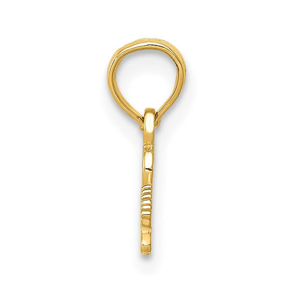 10K Gelbgold Electric Gitarre Anhänger