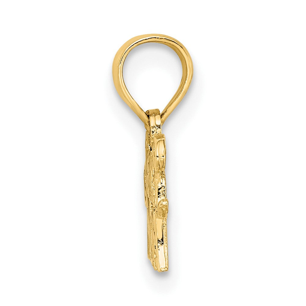 10K Gelbgold 10K Fußball Mama Charm