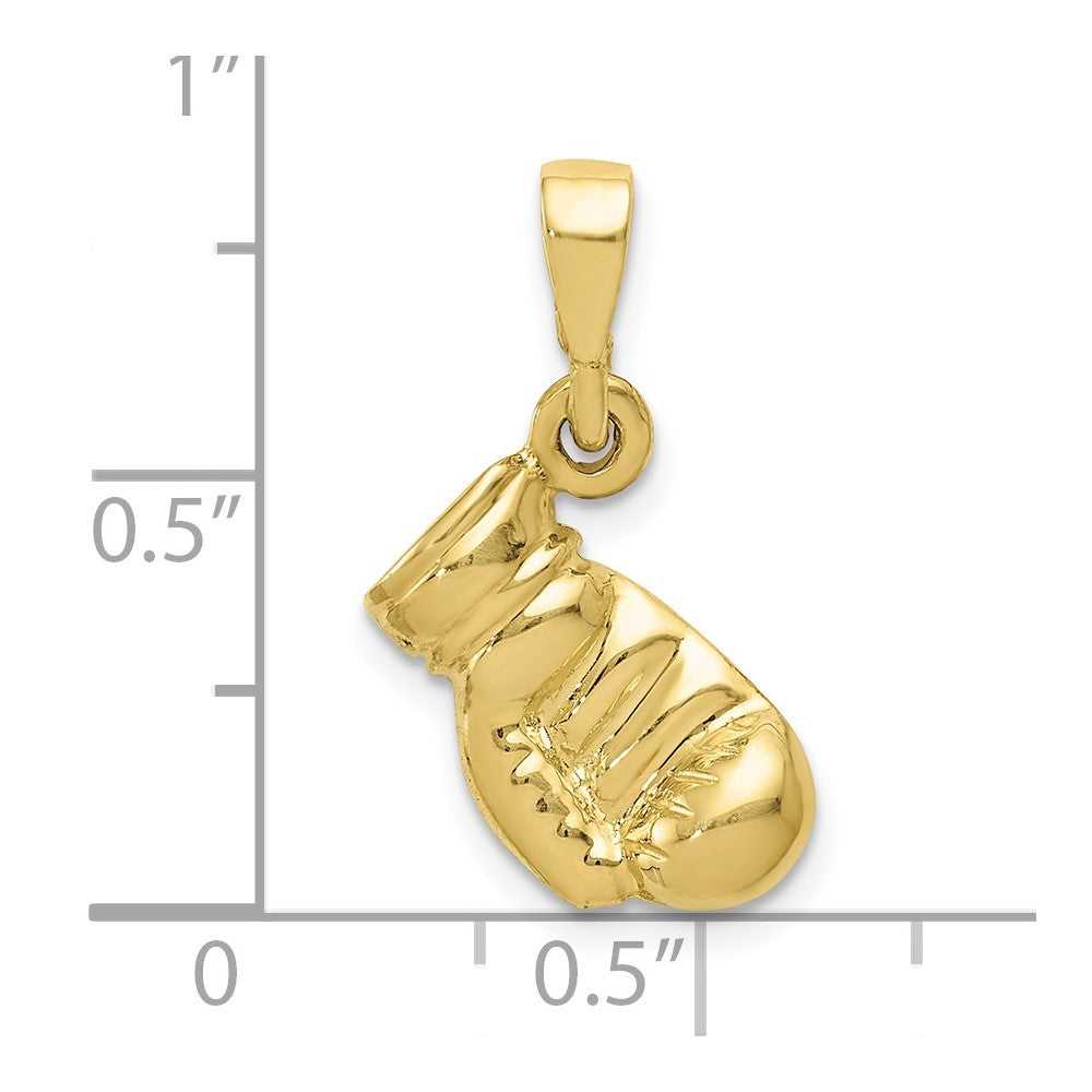 10K Gelbgold Boxing Glove Anhänger