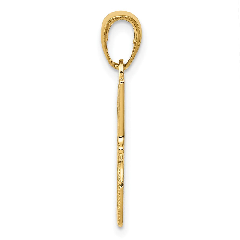 10K Gelbgold 10K #1 Dad Charm