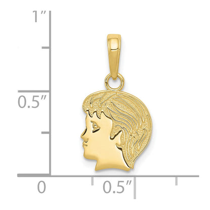 10K Gelbgold Junge Charm