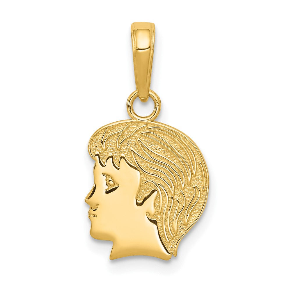 10K Gelbgold Junge Charm