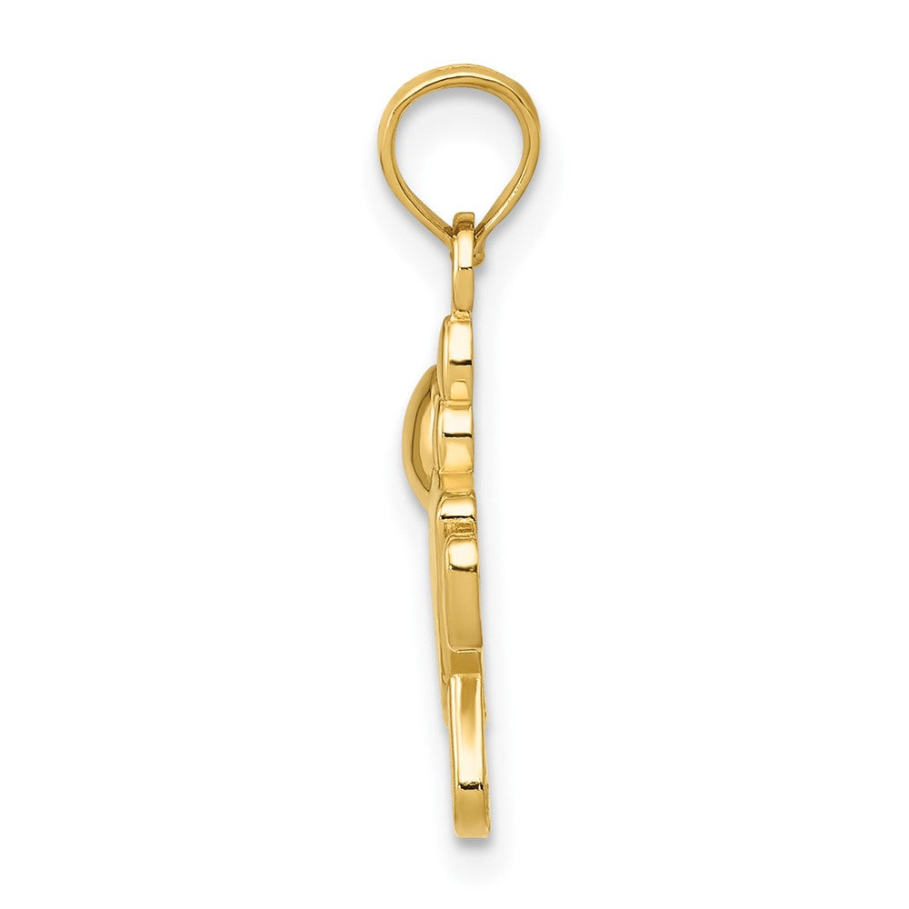 10K Gelbgold Little Mädchen Charm