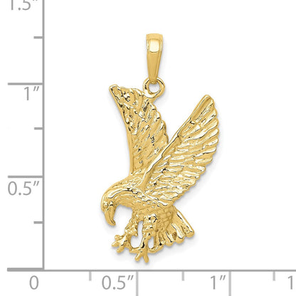 10K Gelbgold Adler Charm