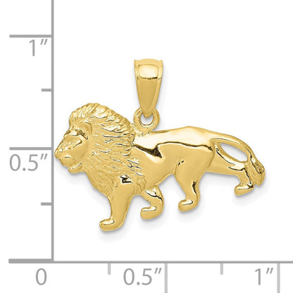10K Gelbgold 10K Löwe Charm