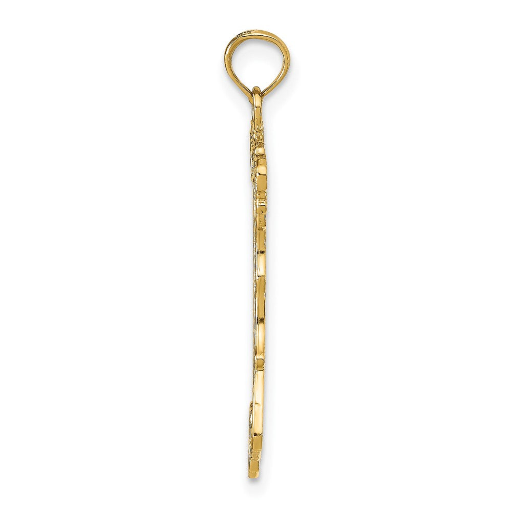 10K Gelbgold Italy Charm