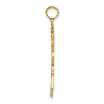 10K Gelbgold Italy Charm
