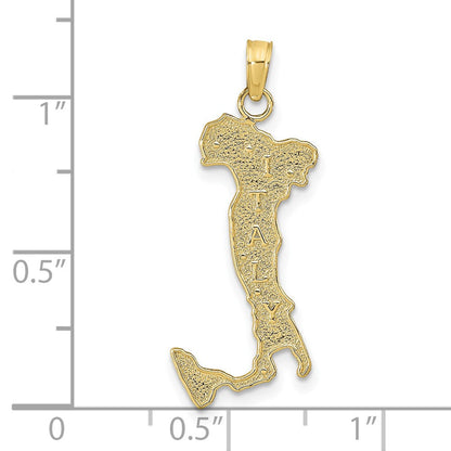 10K Gelbgold Italy Charm