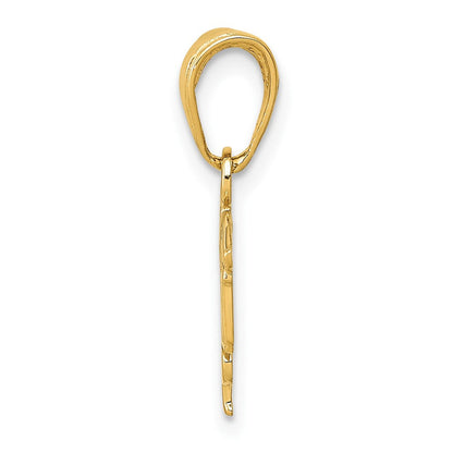 10K Gelbgold 10K Lpn Symbol Anhänger