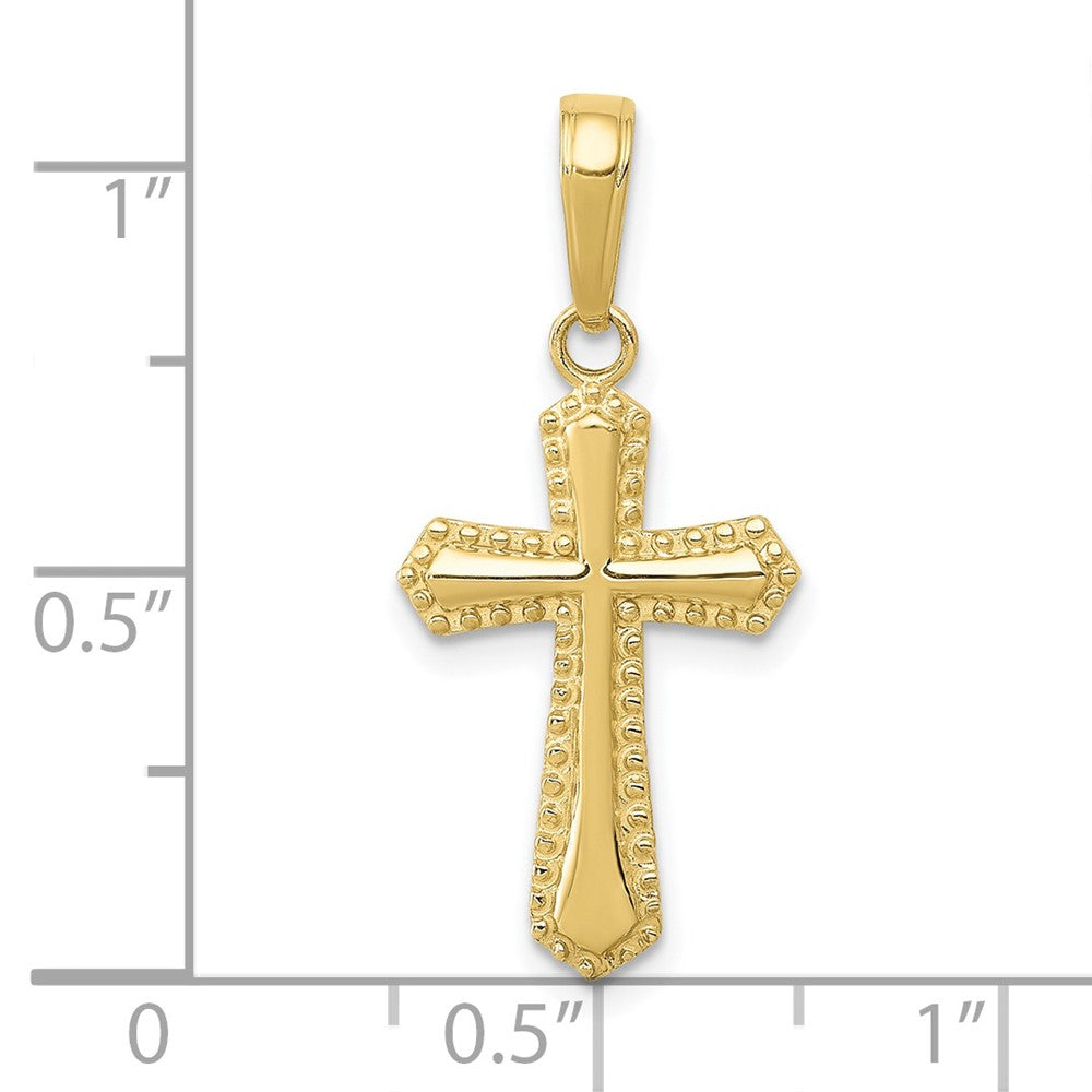 10K Gelbgold Kreuz Anhänger