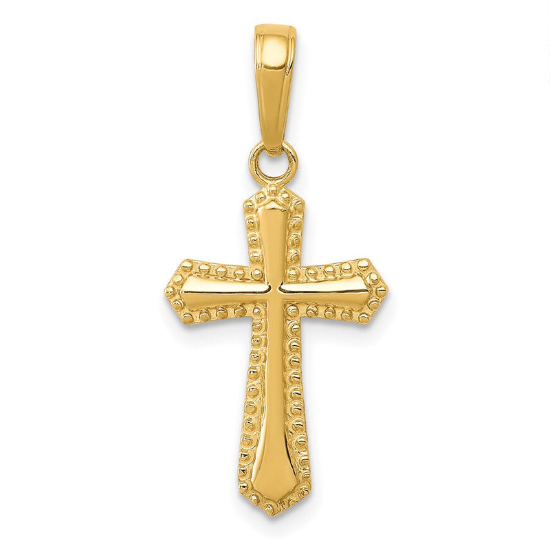 10K Gelbgold Kreuz Anhänger