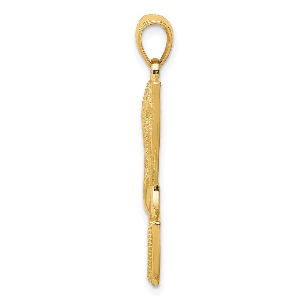 10K Gelbgold Nefertiti Anhänger