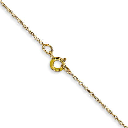 10K Gelbgold.5mm Carded Ankerkette Kordel Halskette