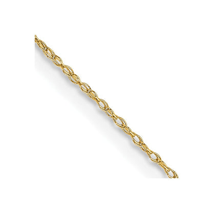 Gelbgold 10ky.5 Mm Ankerkette Kordel Halskette
