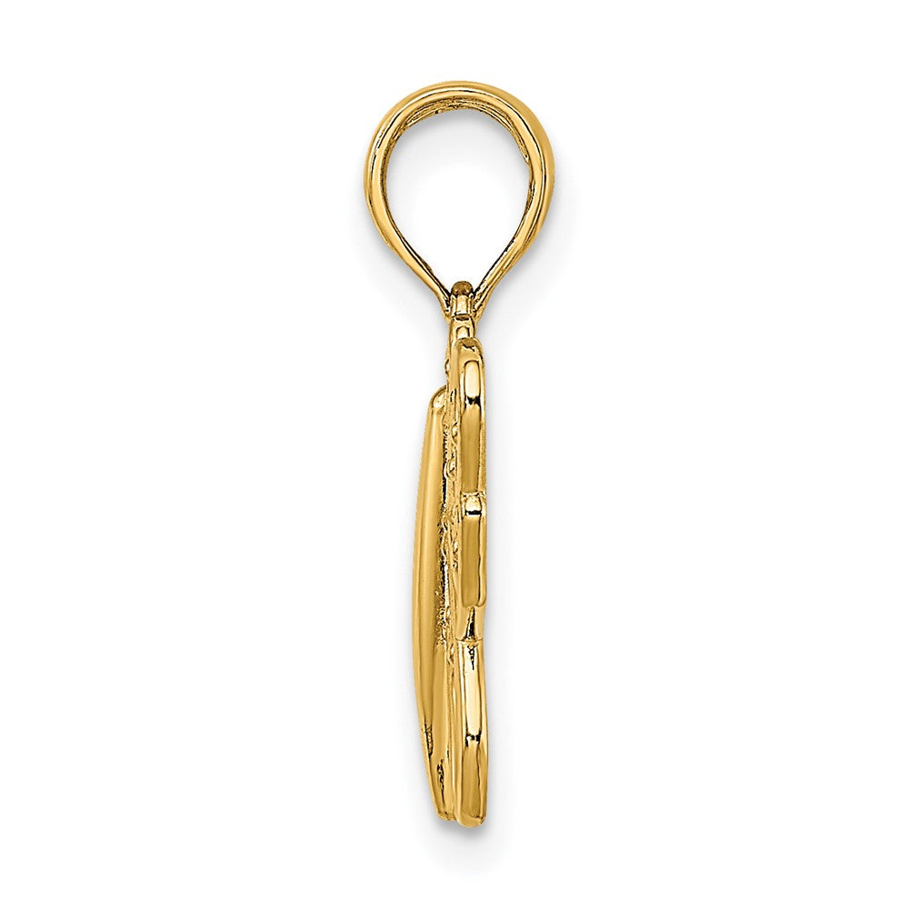 10K Gelbgold 10K Filigran Schmetterling Charm