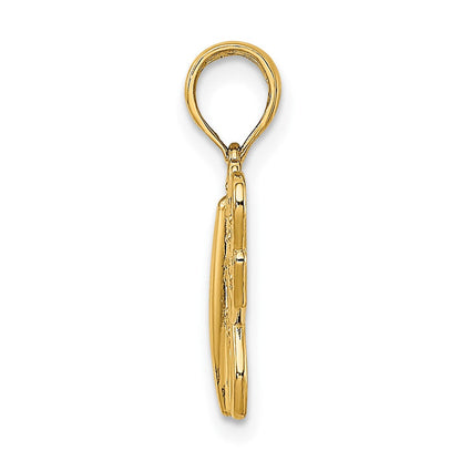 10K Gelbgold 10K Filigran Schmetterling Charm