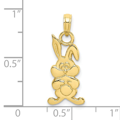 10K Gelbgold 10K Hase Charm