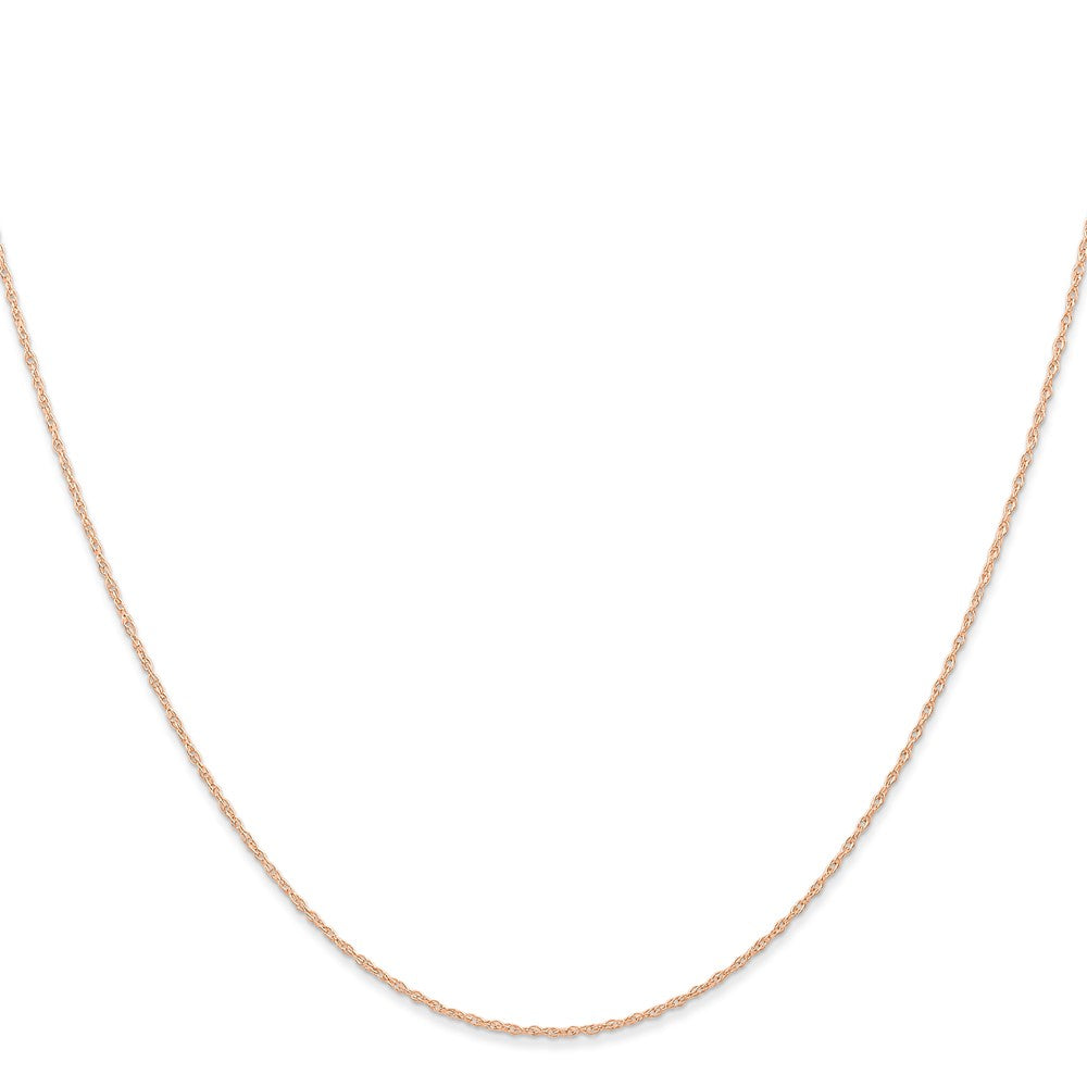10K Roségold.6 Mm Carded Ankerkette Kordel Halskette